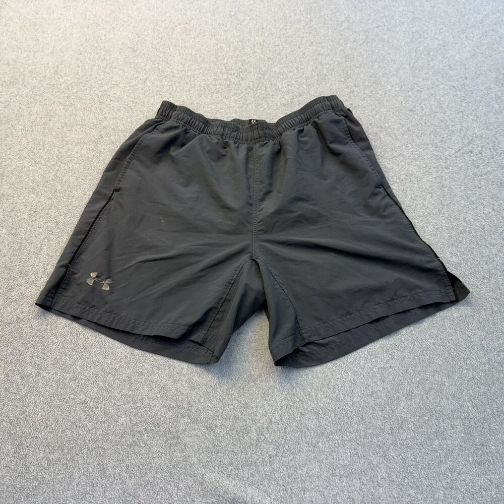 Under Armour Shorts Mens L Run Fitted Athletic Lined Comfort Waist Drawstring *